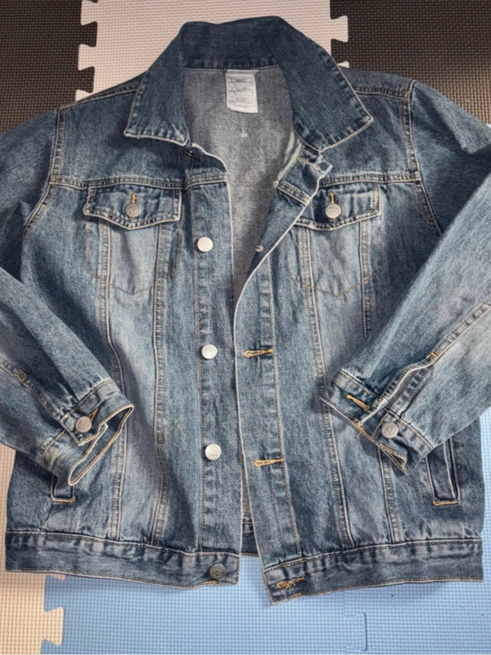 Disney Store Kids L Nightmare Before Christmas Jack Skellington Denim Jacket